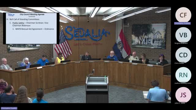 City of Sedalia approves updated mutual-aid agreement with Whiteman Air Force Base fire department