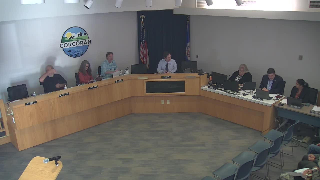 Corcoran council hears resident concerns in open forum