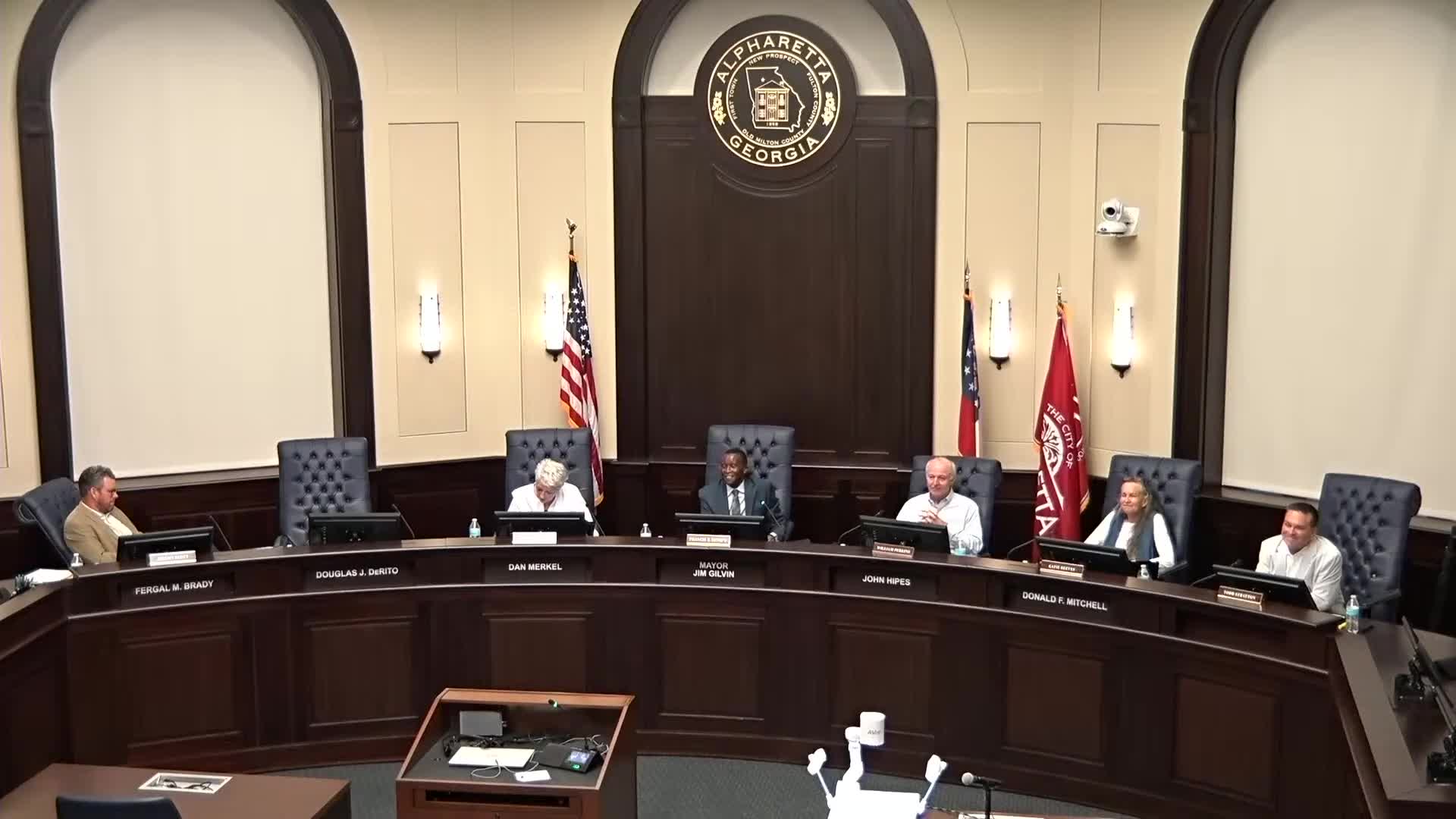 Planning Commission debates billboard placement near Wooten Tract Townhomes in Alpharetta