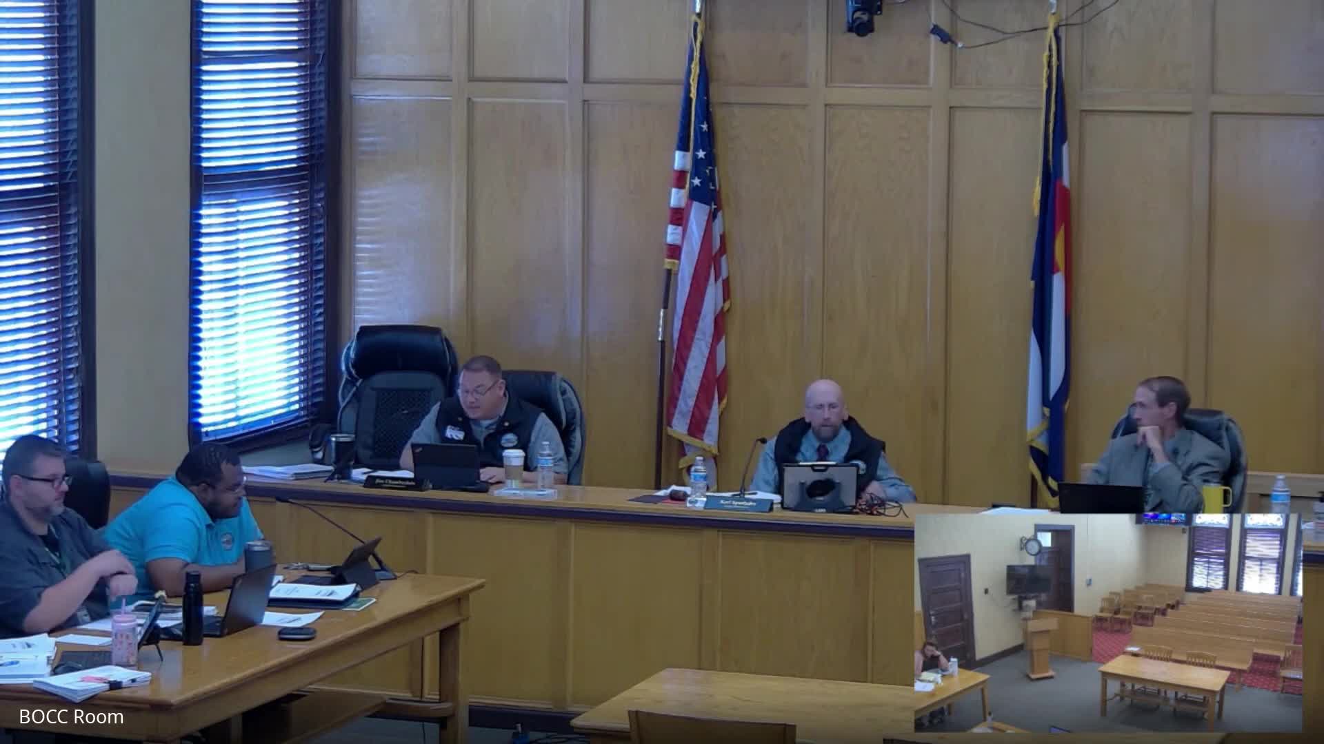Commissioners approve $289K vendor run and discuss county road dispute