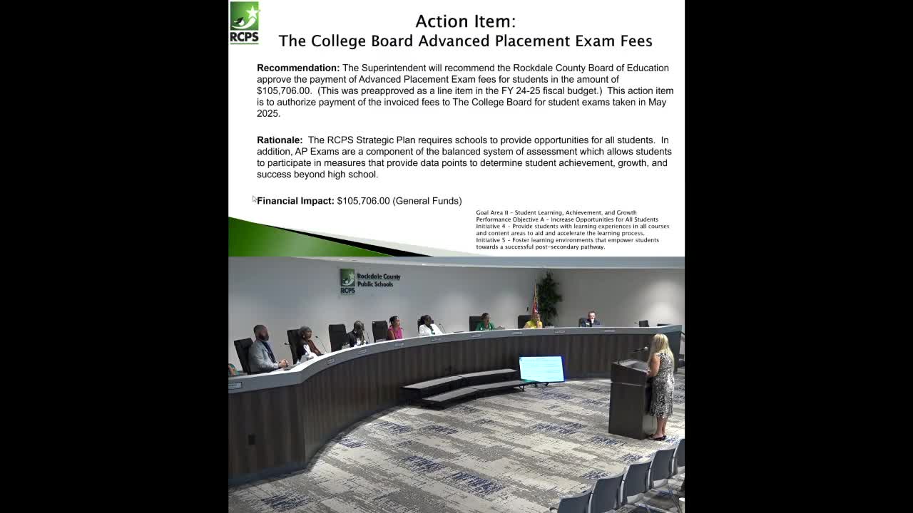 Rockdale County Board of Education approves $105K for Advanced Placement exam fees