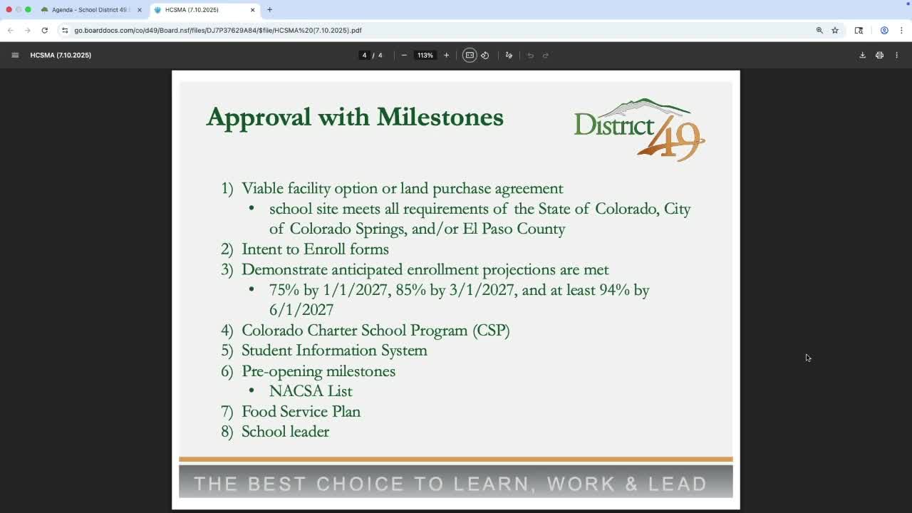District 49 welcomes Honor Charter School Marzano Academy approval