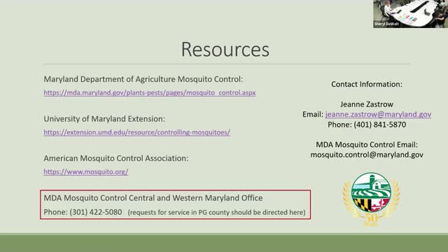 College Park officials address mosquito control and neighbor buffer zone disputes