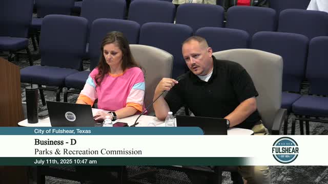 City officials update on Eagle Landing Park and Primrose Park construction progress