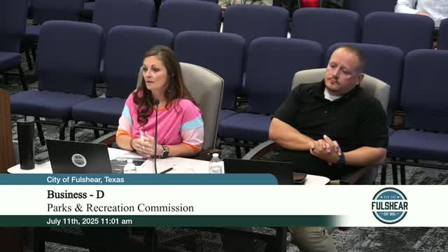 City Council reviews Primrose Park development budget and fundraising strategies