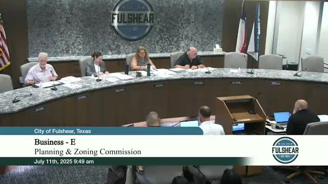 Tom Baneski details cell tower plans at Primrose Park for city council approval