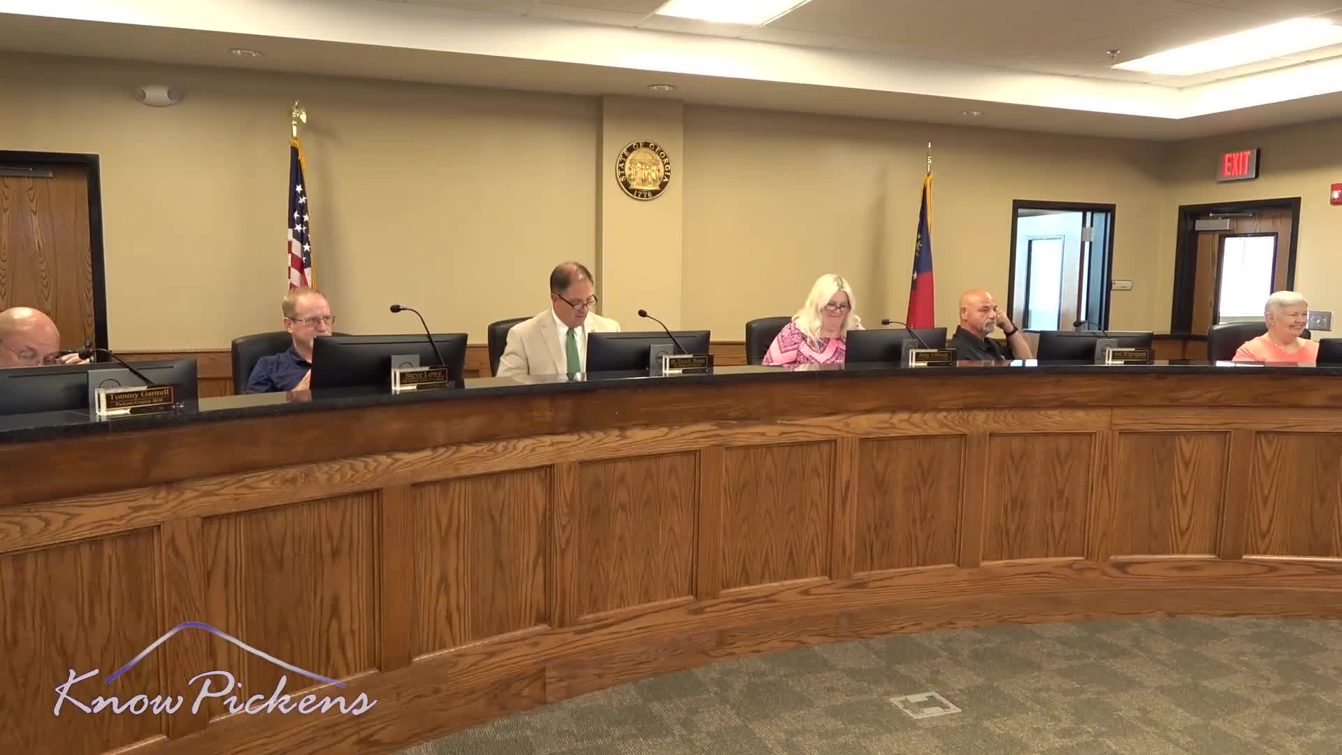 Pickens County board hears progress report on summer construction, completes several project approvals
