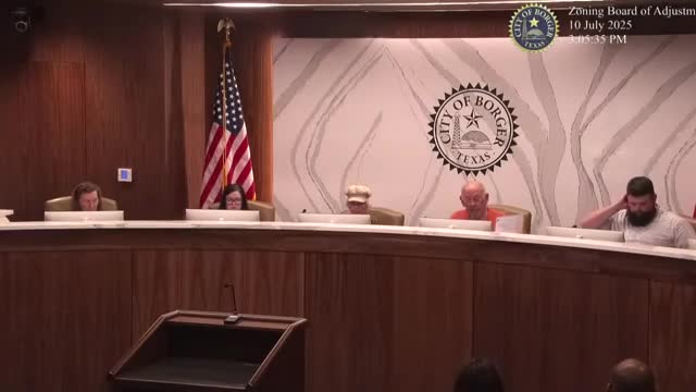 Variance granted for carport at 3306 DallaMita after neighbor support