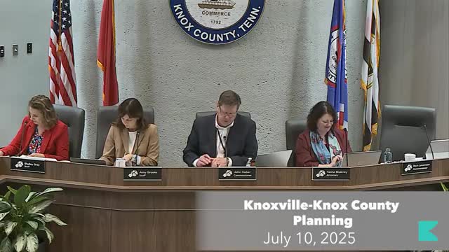 ౨ৎ˚ urbansorhistication ೀ CitizenPortal.ai - Knoxville Planning Commission tables