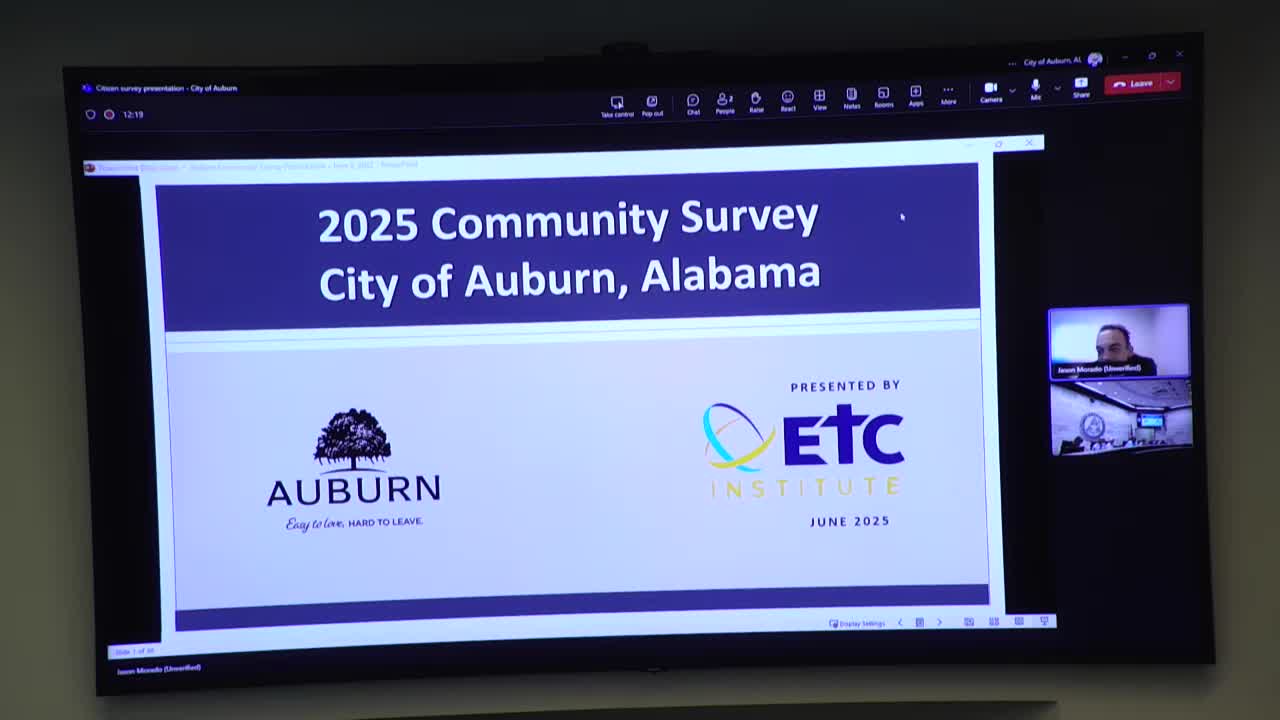 Auburn residents rate city highly in 2025 survey; traffic and infrastructure top priorities