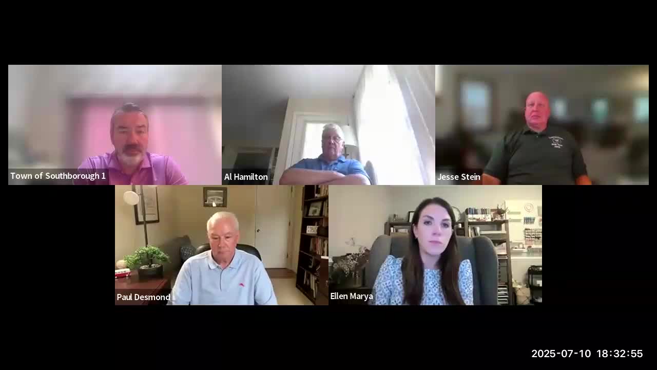 Southborough committee to present updated housing production plan at joint meeting; discusses zoning change for 55+ cap