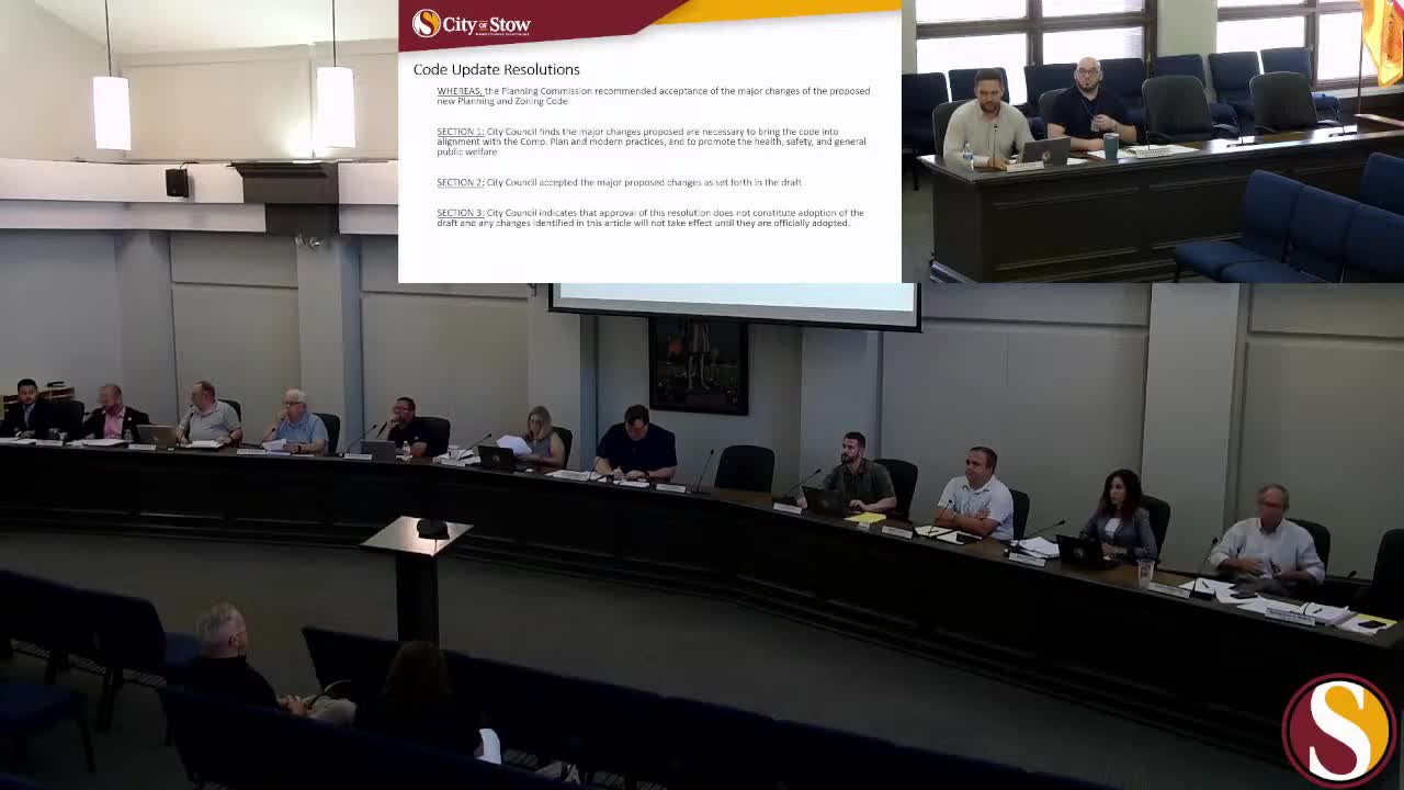 Planning committee outlines draft zoning updates on subdivision length, parking and signs