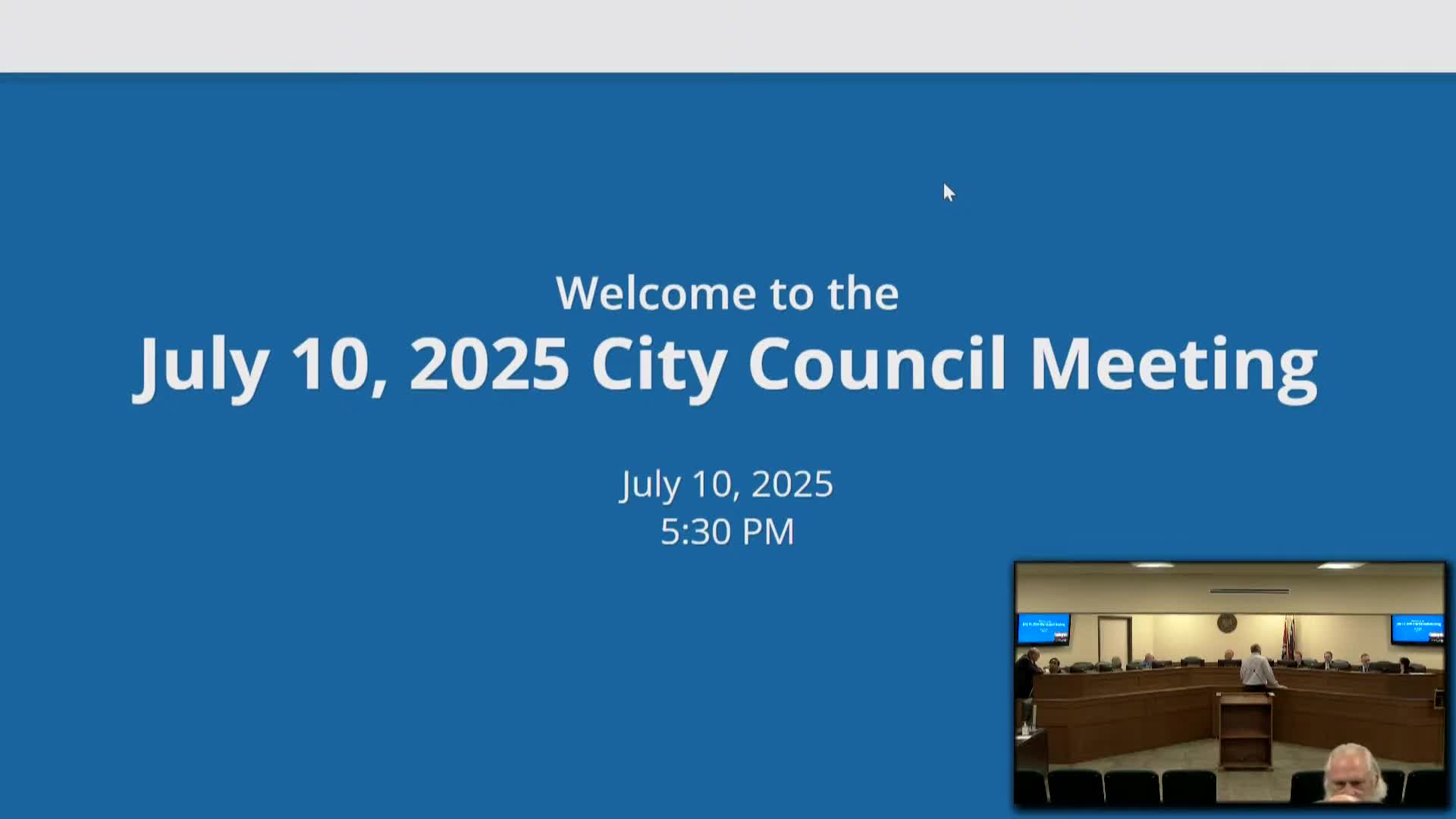 City Council approves agenda and honors Parks and Recreation Month