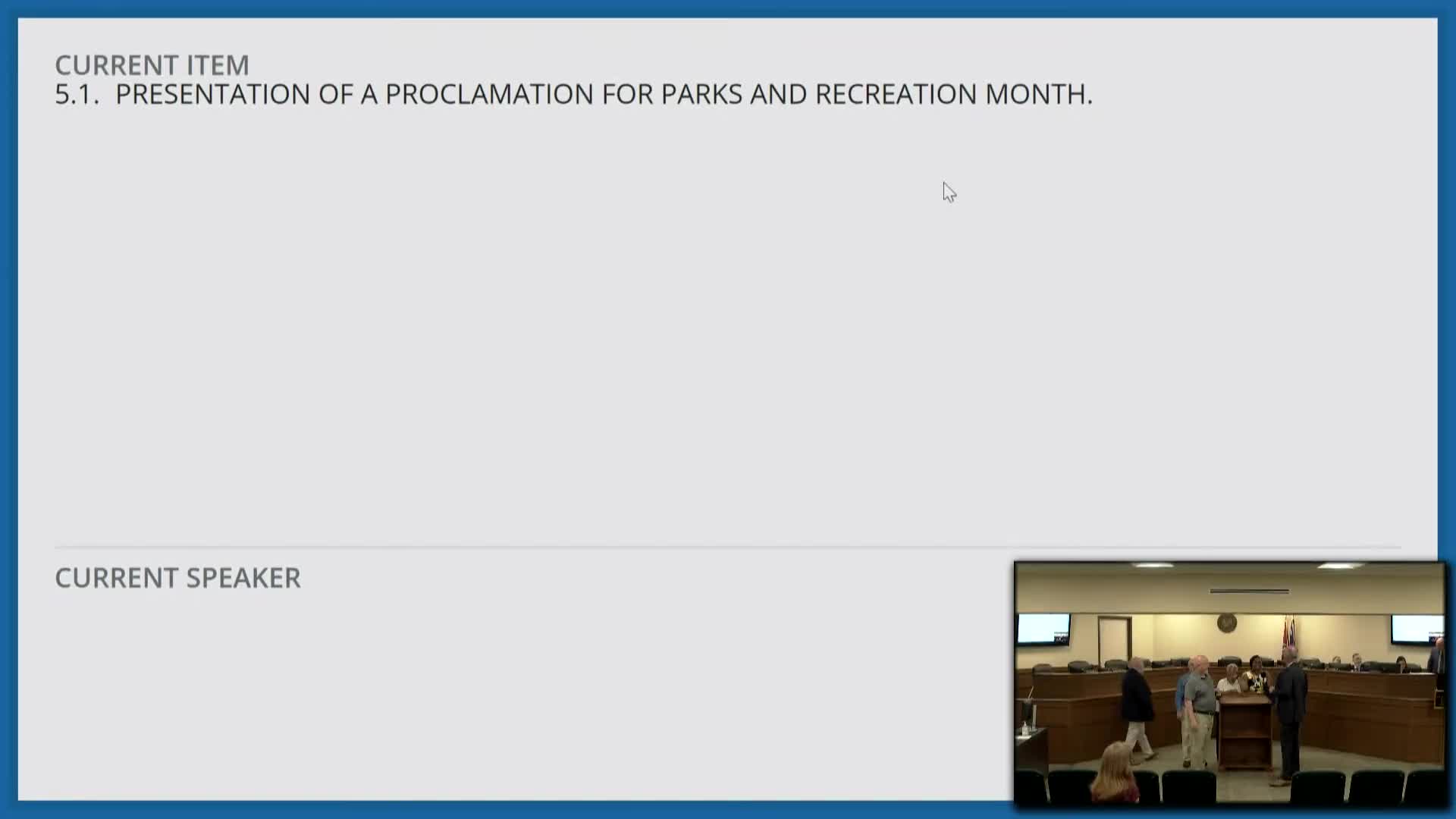 Columbia Vice Mayor McBroom proclaims July 2025 as Parks and Recreation Month