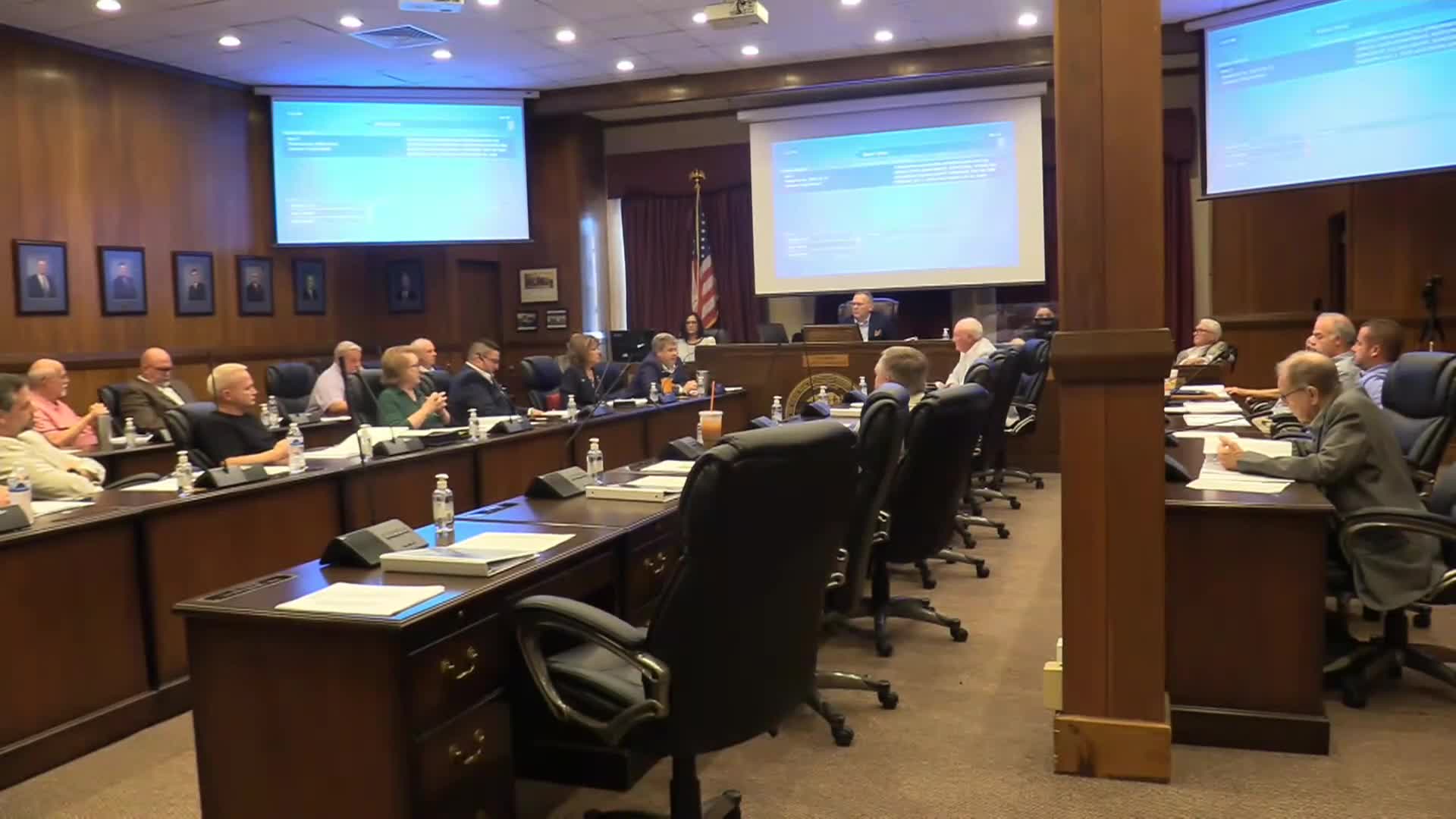 Commissioners discuss $0.05 tax rate reduction and county employee pay increases