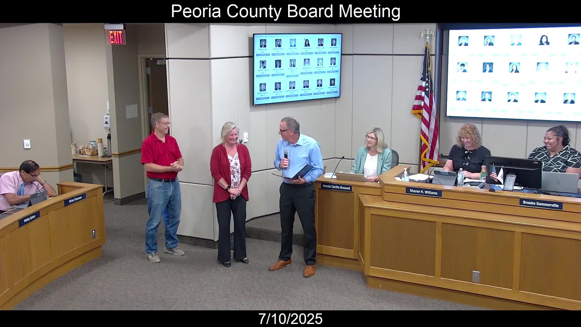 Peoria County honors Nicole Bjerke as she retires after 27 years of service