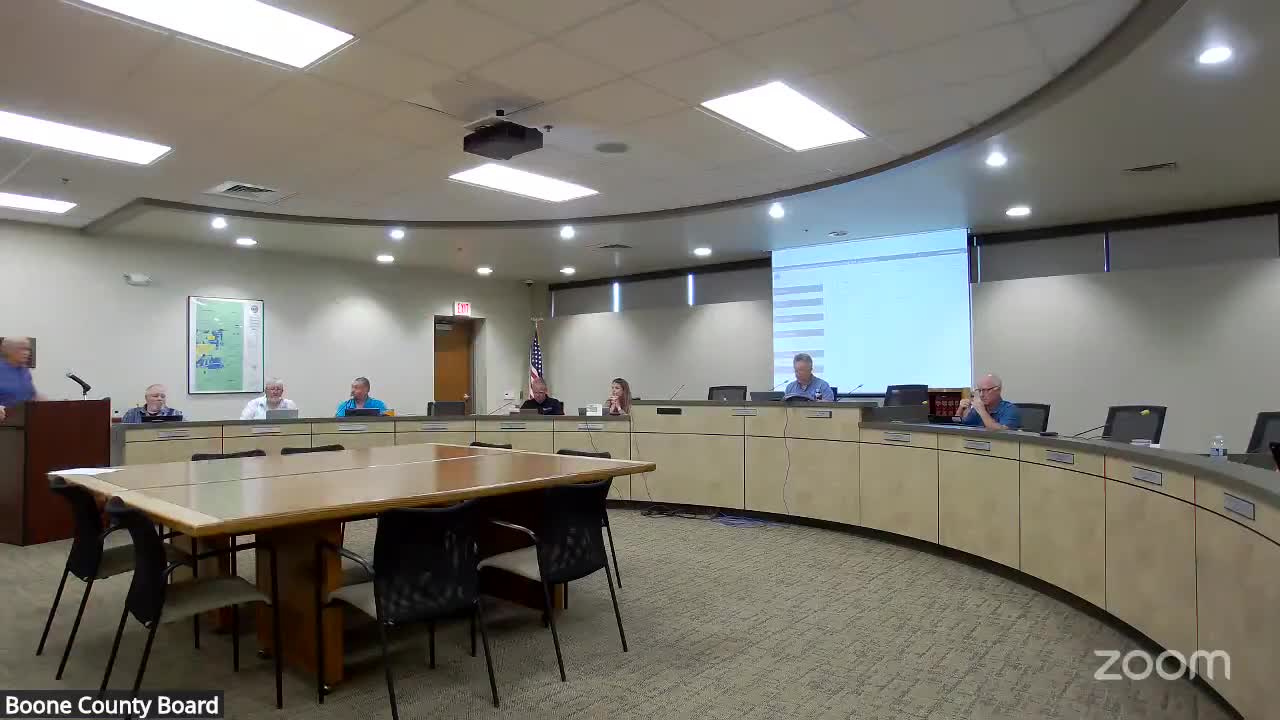 Boone County panel rejects Belvedere Road solar special-use after contested public comment and developer presentation