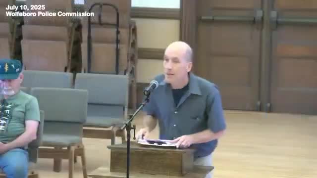 Resident urges town action on early-morning garbage truck noise near Hunter's Shop and Save