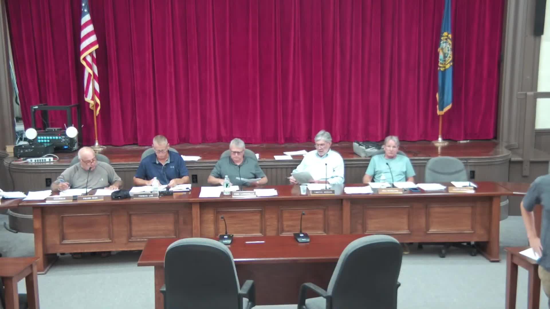 ZBA grants equitable waiver and lot‑size variance for Prospect Mountain property