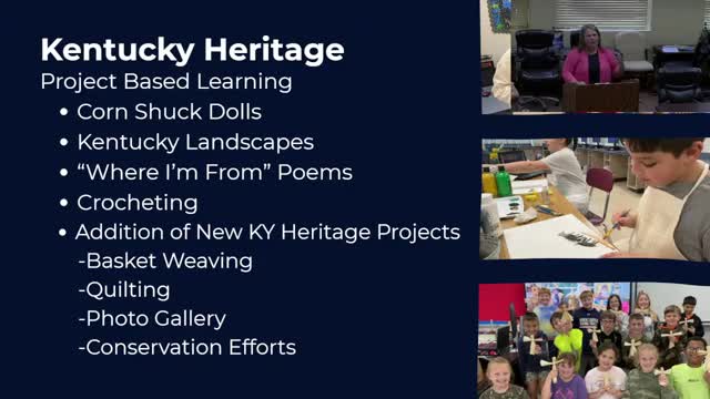 Kentucky Heritage Day showcases student projects including basket weaving and conservation efforts