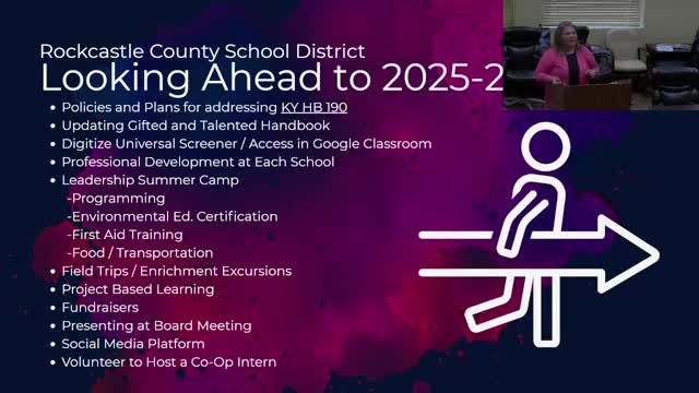 Rock Castle County educators discuss student opportunities and heritage initiatives
