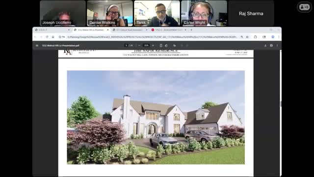Architects present Walnut Hill project details to Ruxton community association