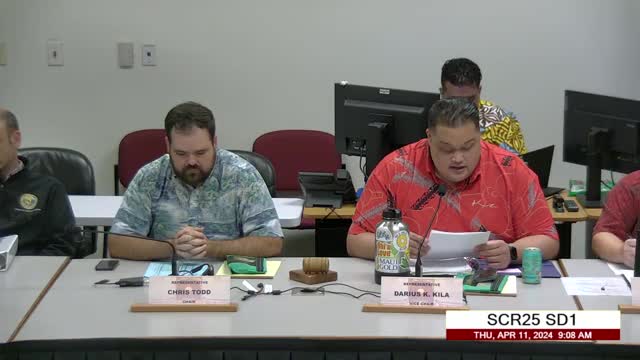 Hawaii committee approves multiple resolutions for transportation improvements and environmental measures