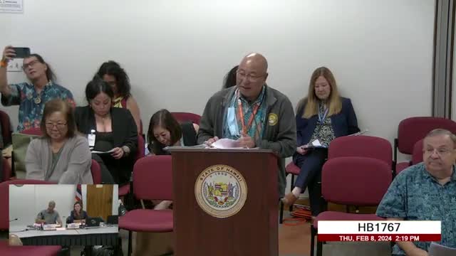 House Committee Hears Testimony Supporting House Bill 1767 for Pearl City Bus Service