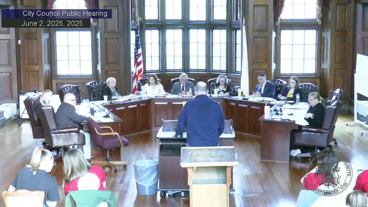 Methuen council holds public hearing on petition to place underground conduits at Ellesmere and Edgewood
