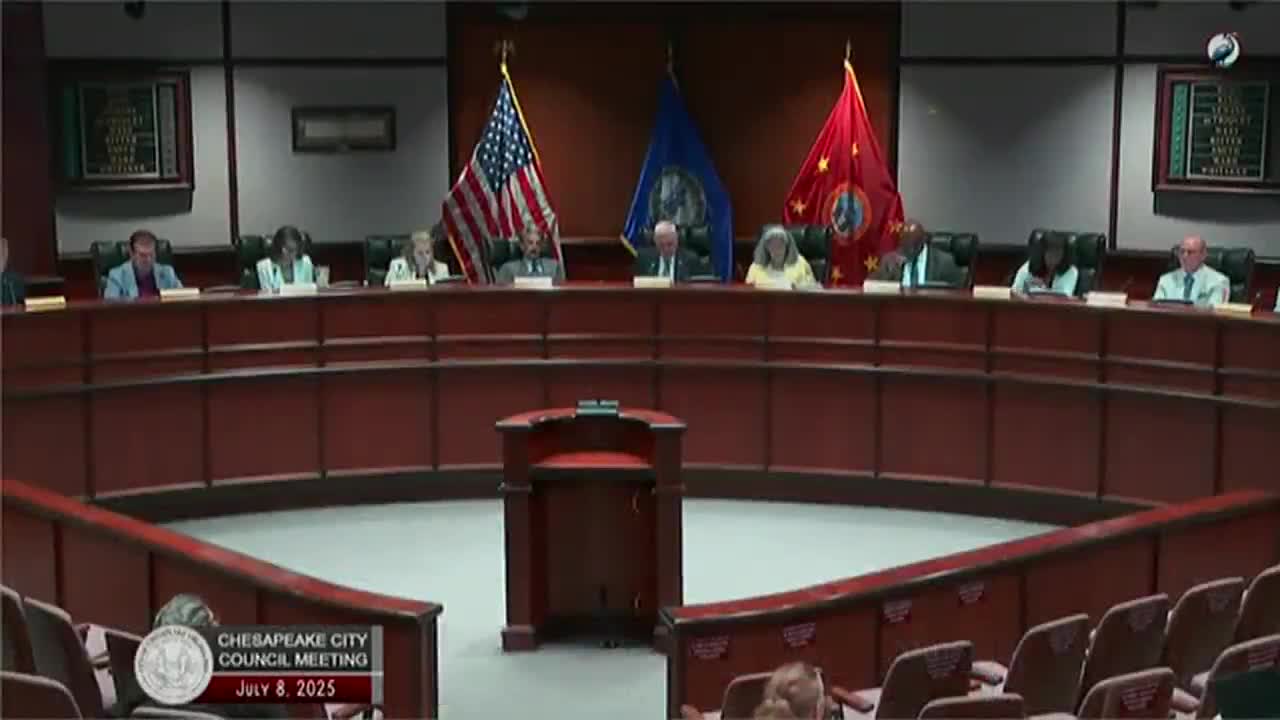 Chesapeake council unanimously approves consent agenda, housing grants and LS Greenlink development agreements