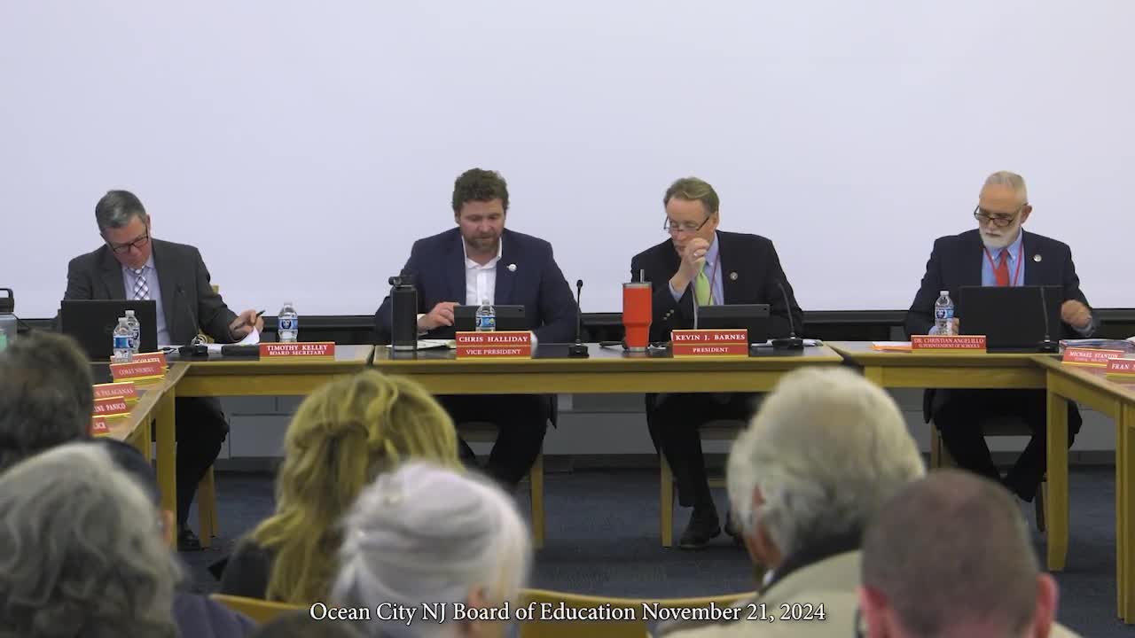 Ocean City Board reviews gym upgrades and approves preschool expansion grant