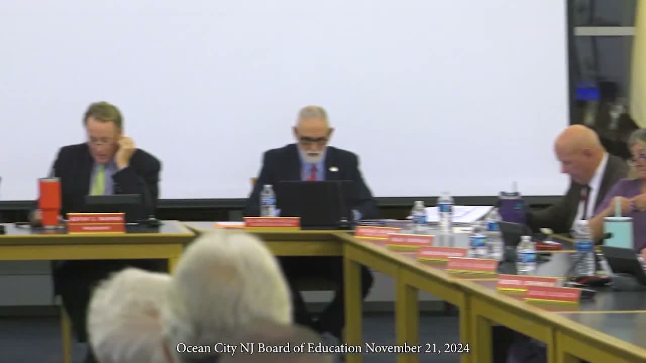 Ocean City school board approves routine resolutions, minutes and personnel updates