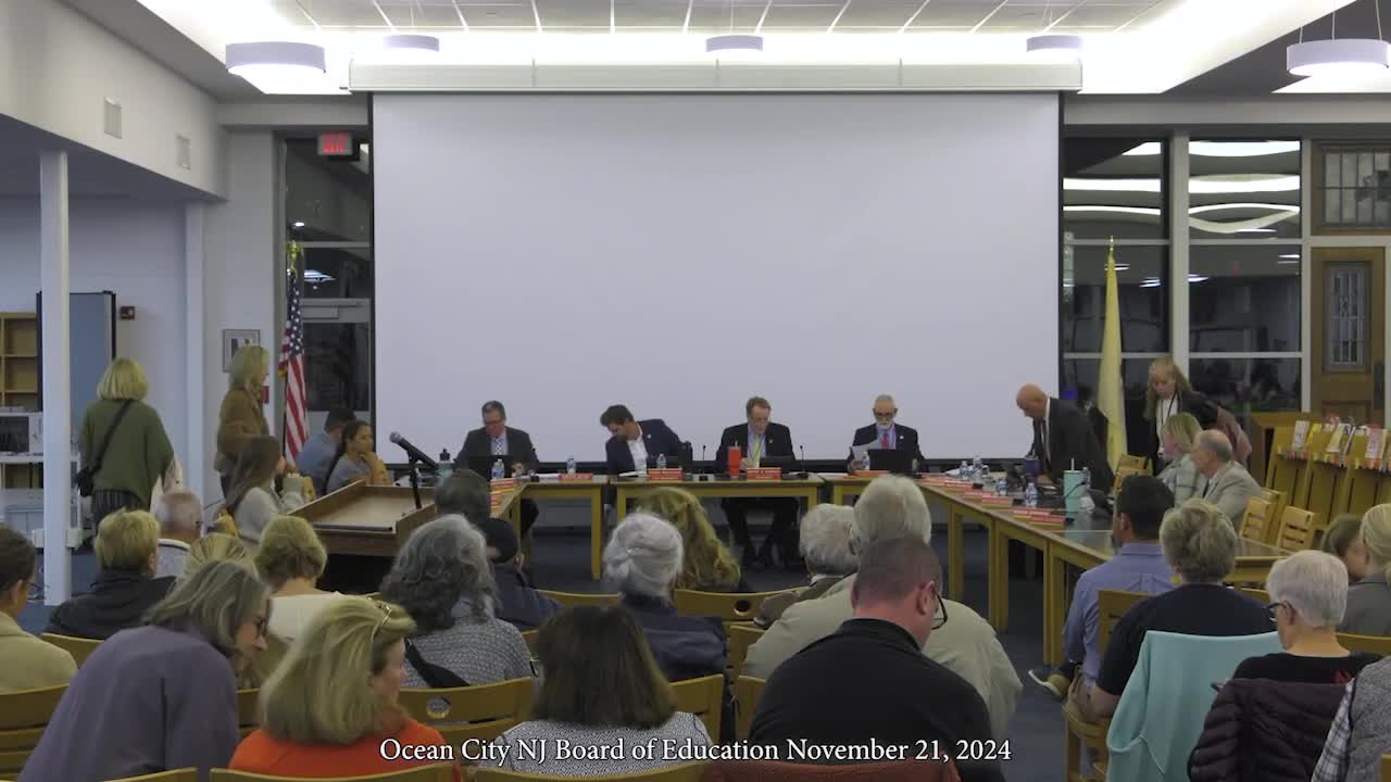 Ocean City council meeting honors newly reelected members including Doctor McAllister