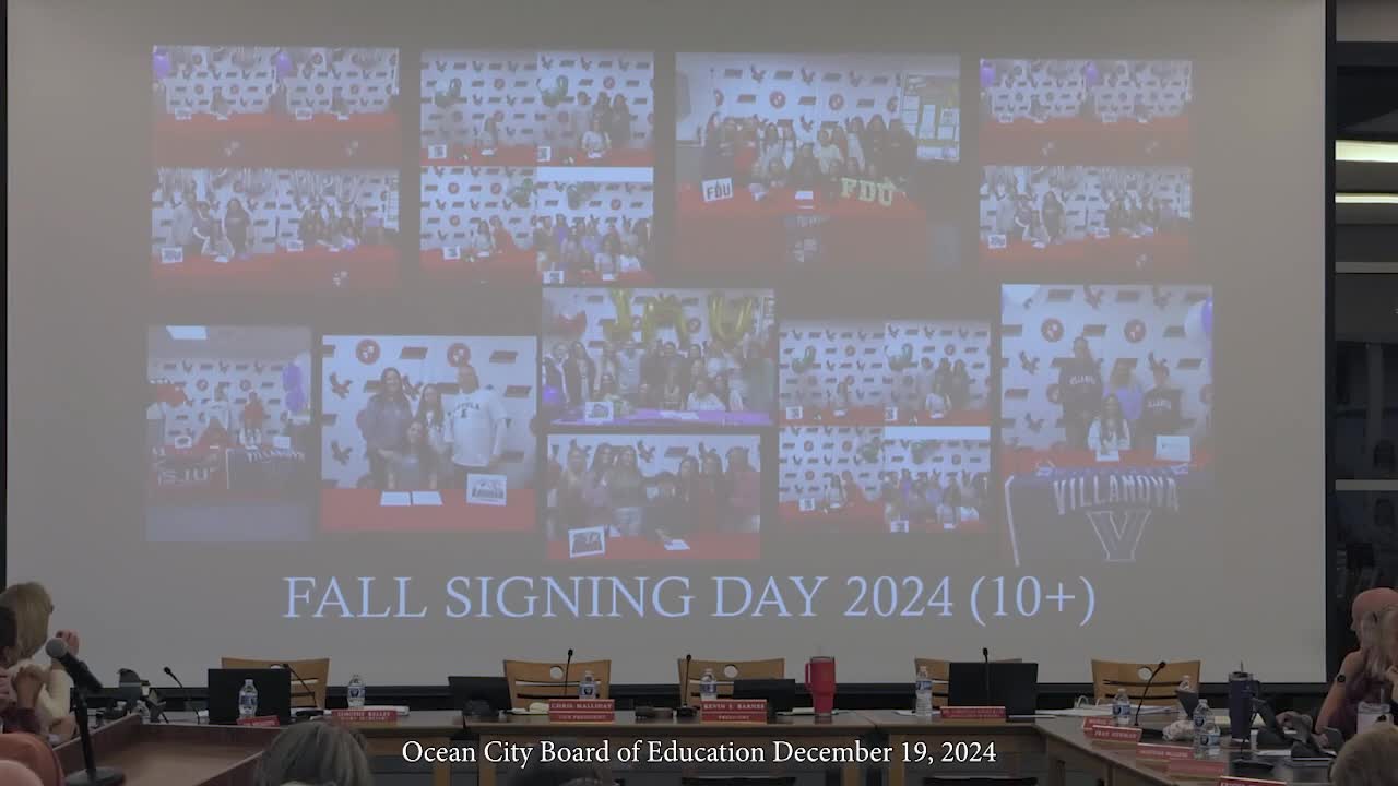Ten student athletes sign National Letters of Intent during fall ceremony