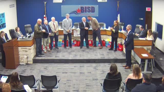 Board recognizes spotlight educator during evening meeting
