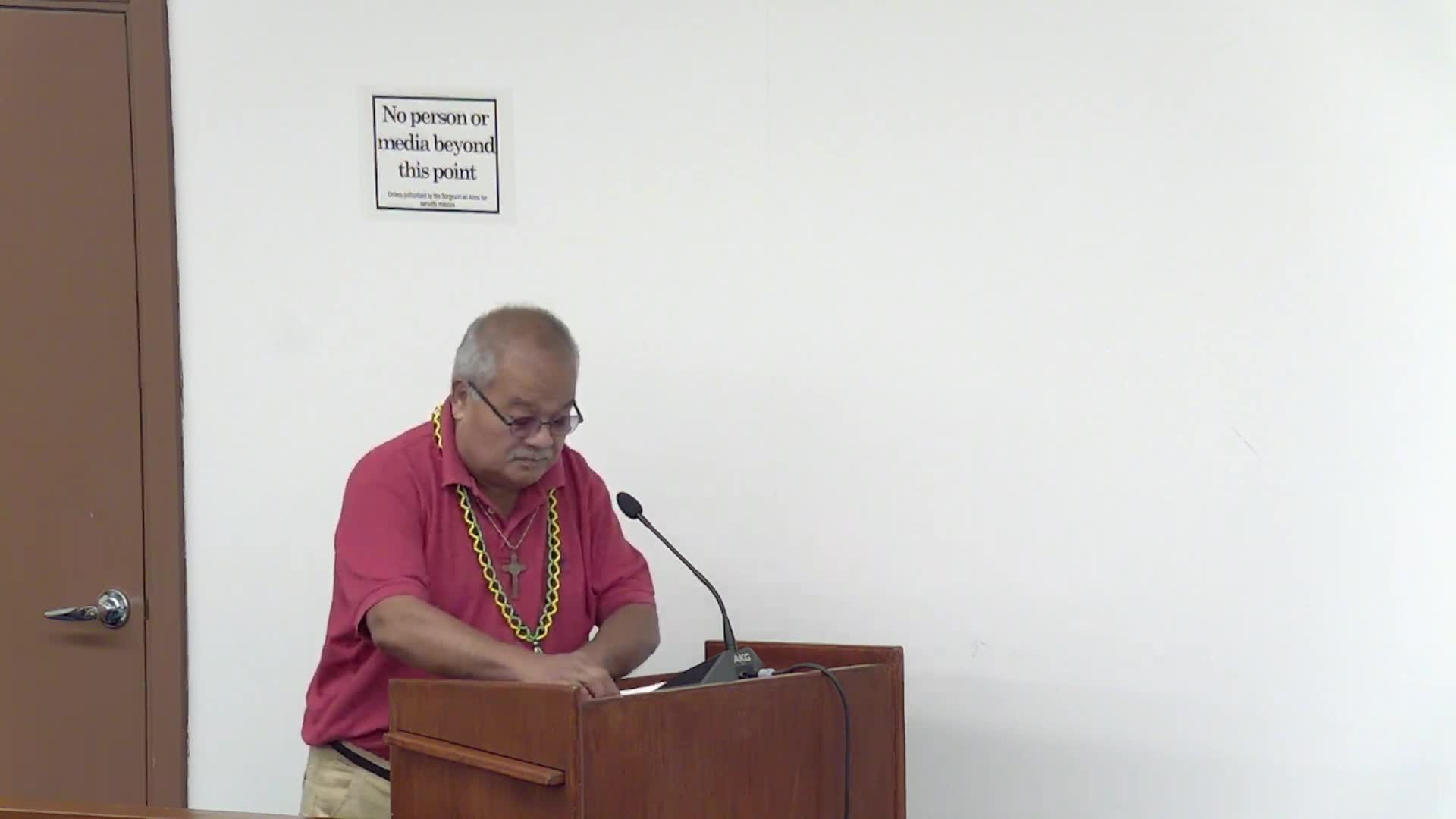 Melvin Alofaisau urges CNMI lawmakers to address military contractor tax exemptions