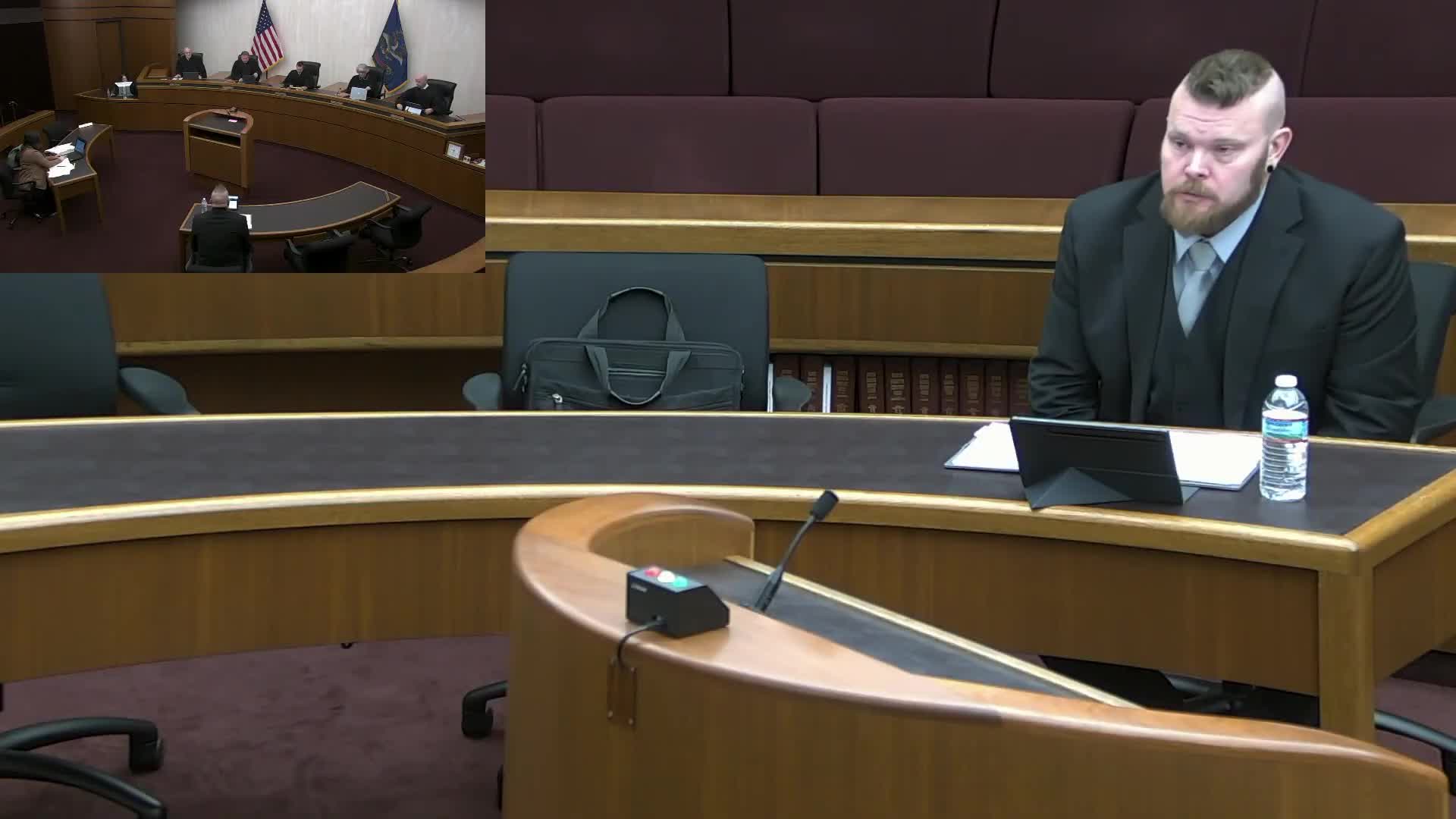 North Dakota Supreme Court hears appeal over testimony that defendant 'pulled down my pants' in child-abuse trial