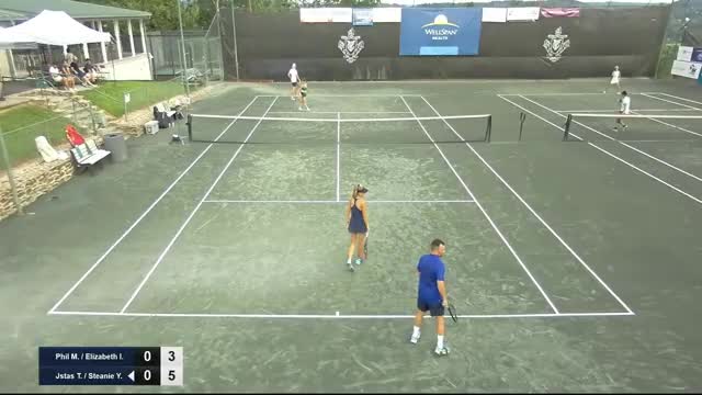 Eustace and Steffi win first set at Eleventh Annual Groff Charity Classic