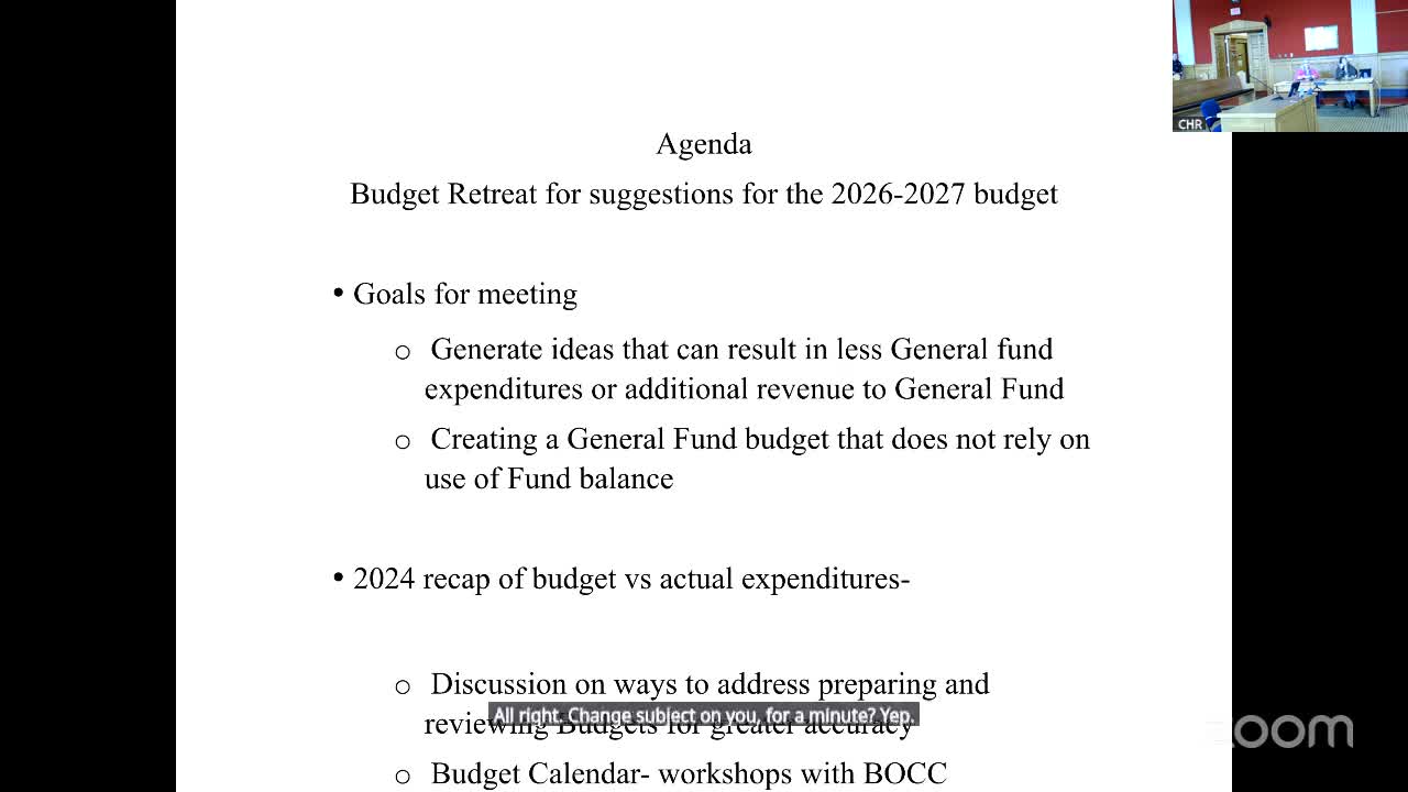 County officials discuss funding for Rotary Park and infrastructure amid budget concerns