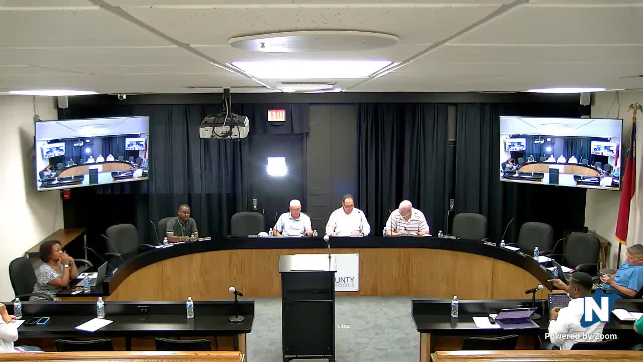Nash County Schools Board initiates closed session to discuss personnel matters