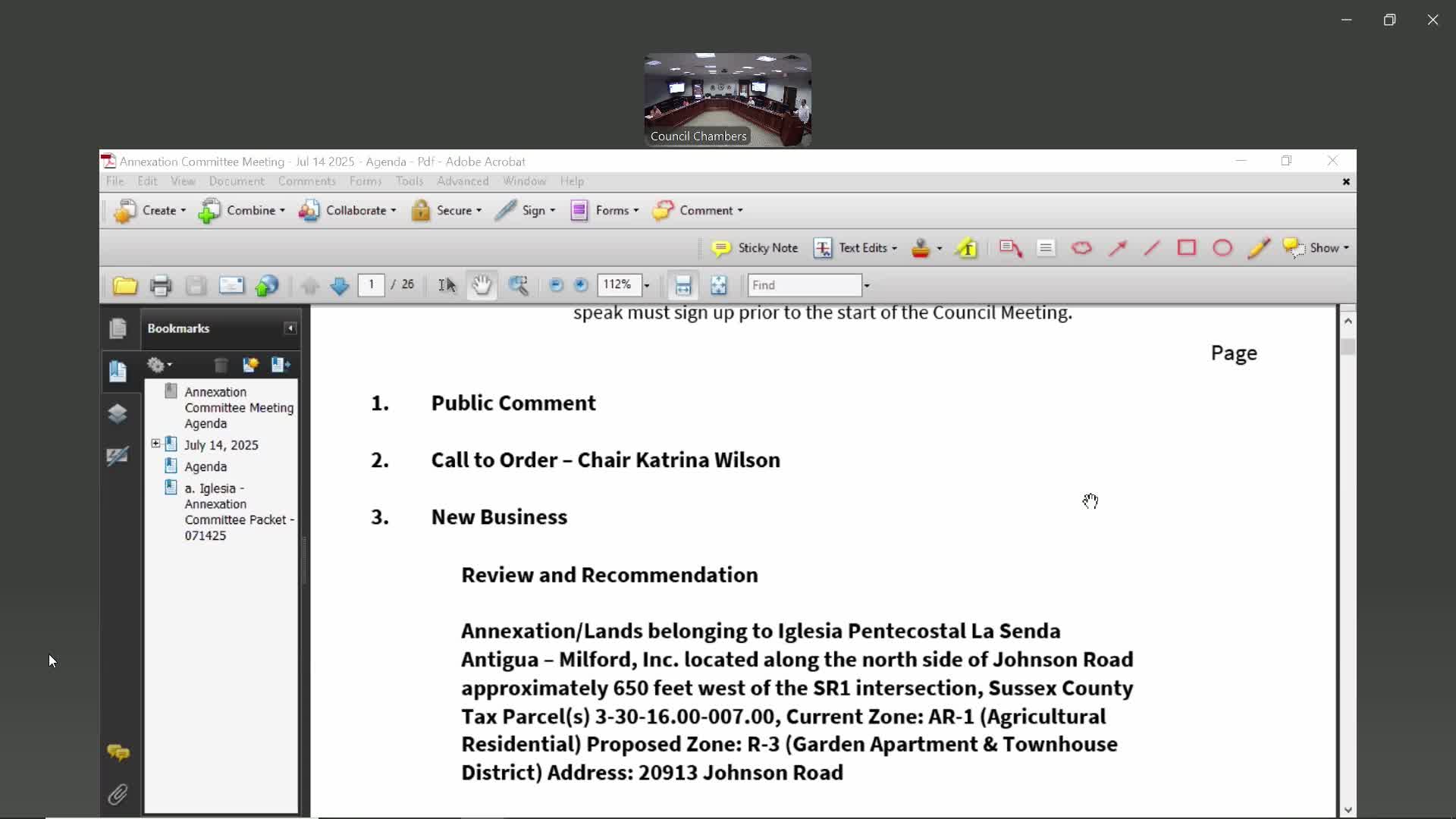 Milford committee reviews annexation request for church on Johnson Road