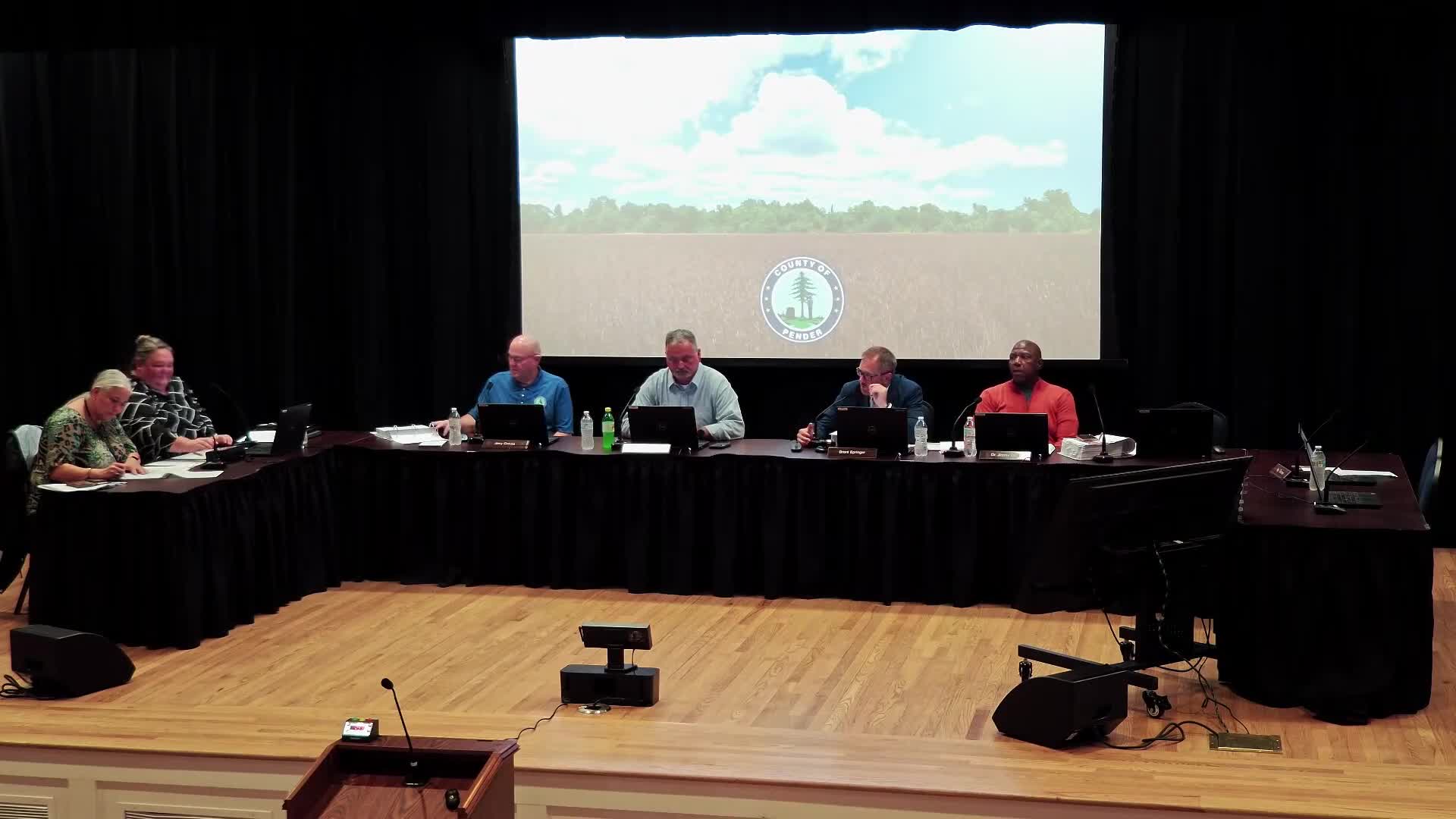 County Manager addresses concerns on ABC board structure and Pender EMS merger