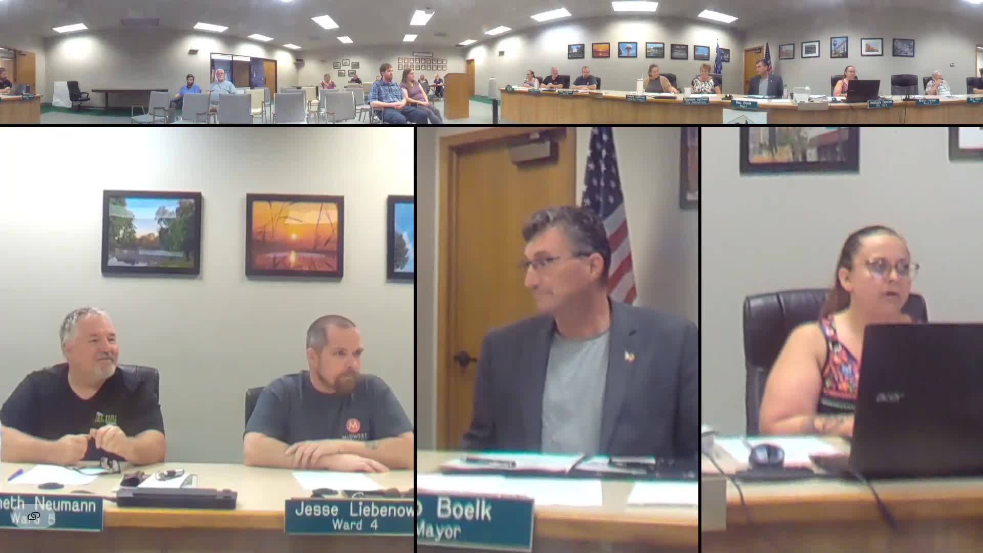 Council discusses Mabel disaster relief fund at special meeting