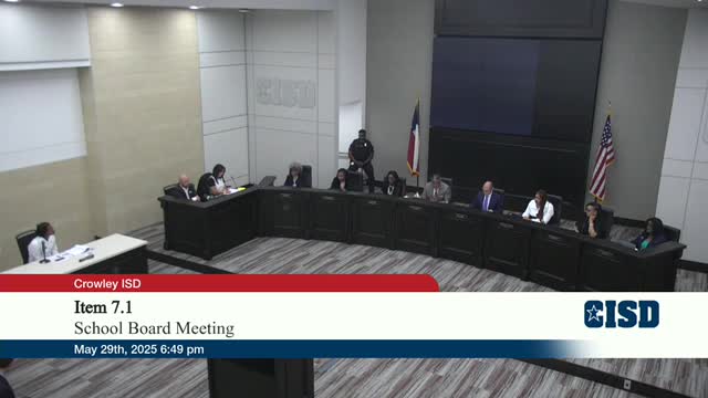 Crowley ISD details major high‑school construction, warns of summer disruptions