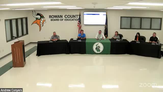 School Board evaluates Superintendent Rowe with score of 3