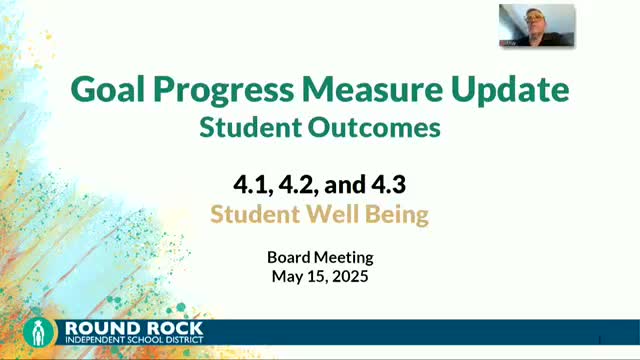 Round Rock ISD reports on student well-being and improved survey participation metrics