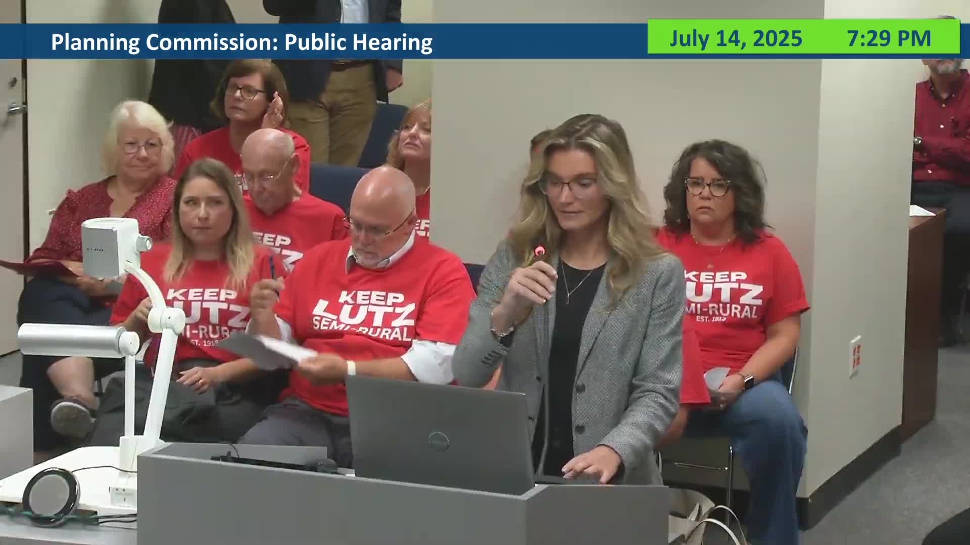 Planning commission unanimously rejects proposed urban service expansion and higher-density change for Holly Lane area in Lutz