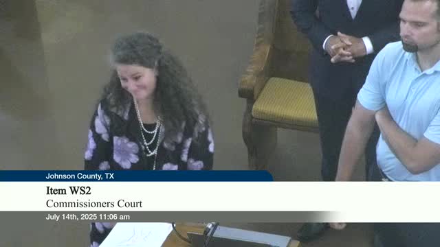 Johnson County discusses preliminary budget and AI committee formation