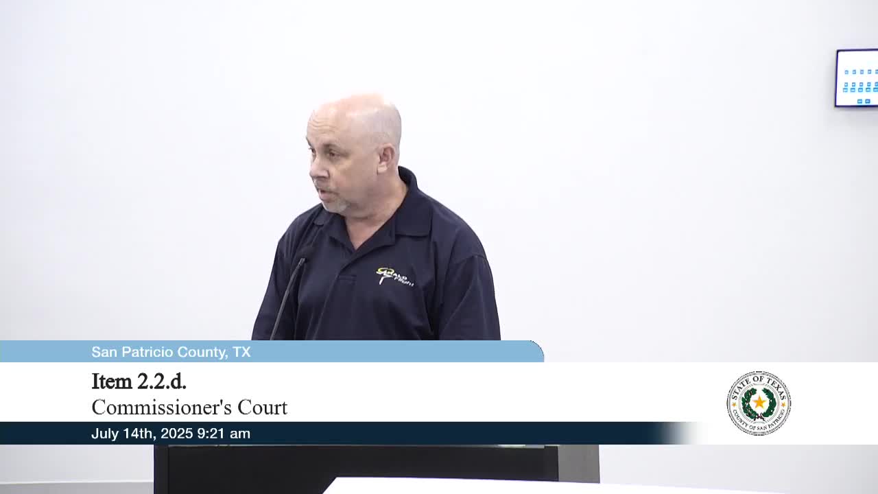 San Patricio Court conducts budget workshop amid looming grant funding cuts