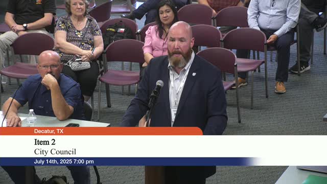 Decatur City Council approves Paloma Trails pipeline agreement with BNSF Rail